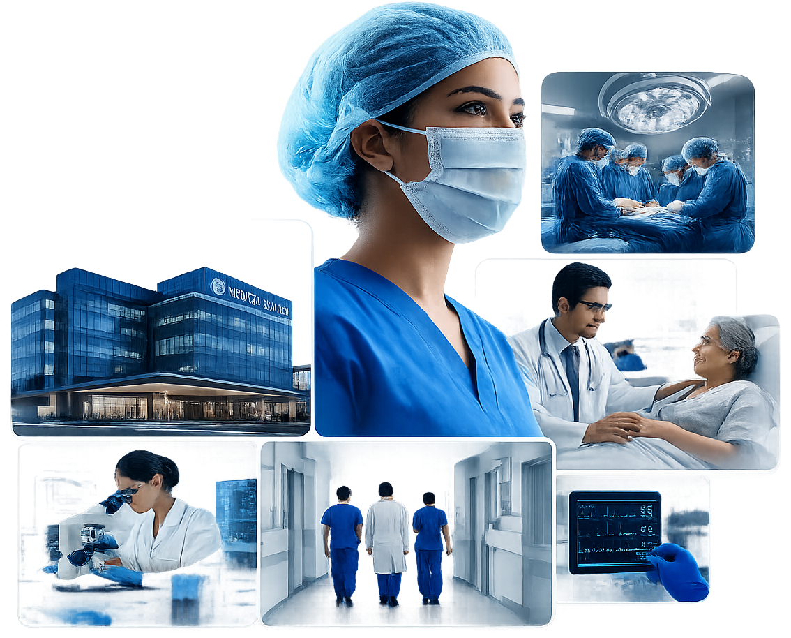Medical Gurus Documentary Collage